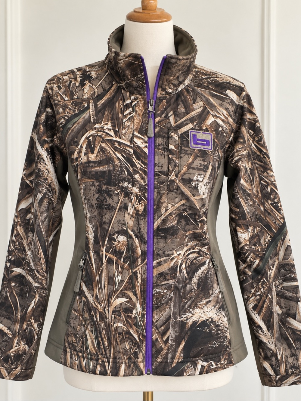 Banded Eufala Jacket Medium Realtree MAX-5 Camo Hunting Softshell NWT